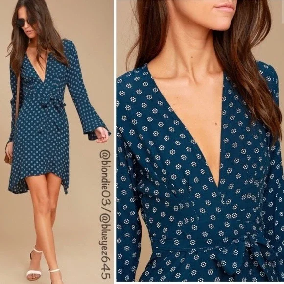 Faithful the Brand Goldstein wrap dress US 6 AU 10 - Picture 3 of 8